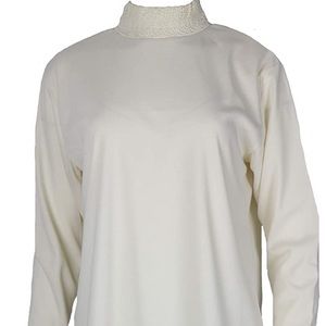 Donna Toran Crochet Turleneck